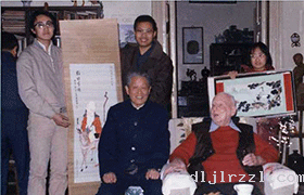 李逸三和艾黎照片